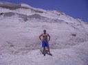Break from kayaking, Milos, 2013